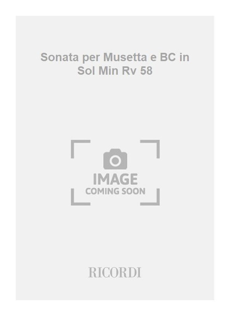 Sonate Per Musetta (O Viella, O Fl., O Ob., O Vl.)